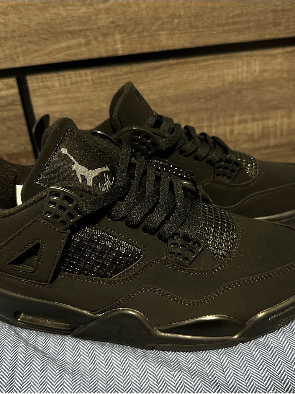 Jordan Black Men's Low-Top Sneakers